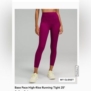 Lululemon Base Pace High-Rise Running Tight 25”